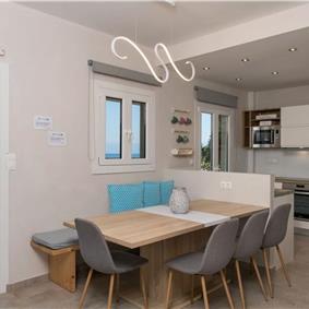 7 bedroom seafront luxury villa with pool & jacuzzi, near Acharavi, sleeps 14-15